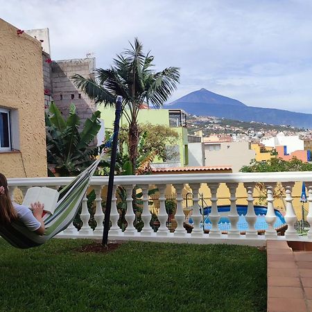 Casa" Vistas Al Teide" Mar Piscina Privada Parking Cubierto Gratuito En Las Instalaciones La Victoria de Acentejo Luaran gambar