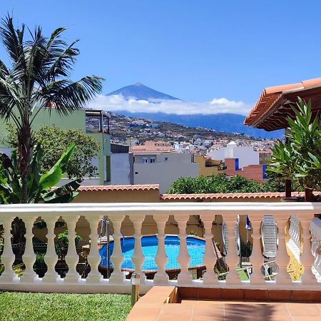 Casa" Vistas Al Teide" Mar Piscina Privada Parking Cubierto Gratuito En Las Instalaciones La Victoria de Acentejo Luaran gambar
