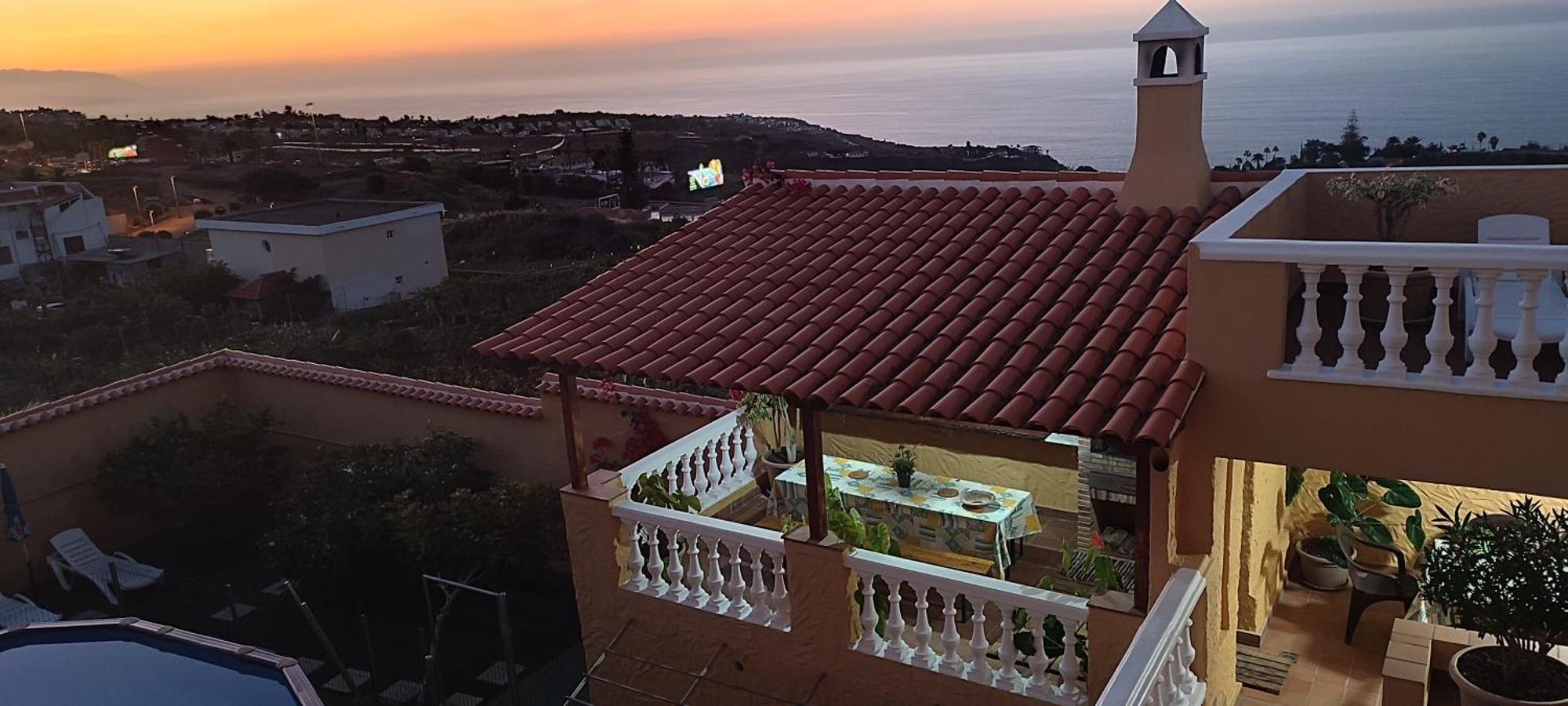 Casa" Vistas Al Teide" Mar Piscina Privada Parking Cubierto Gratuito En Las Instalaciones La Victoria de Acentejo Luaran gambar