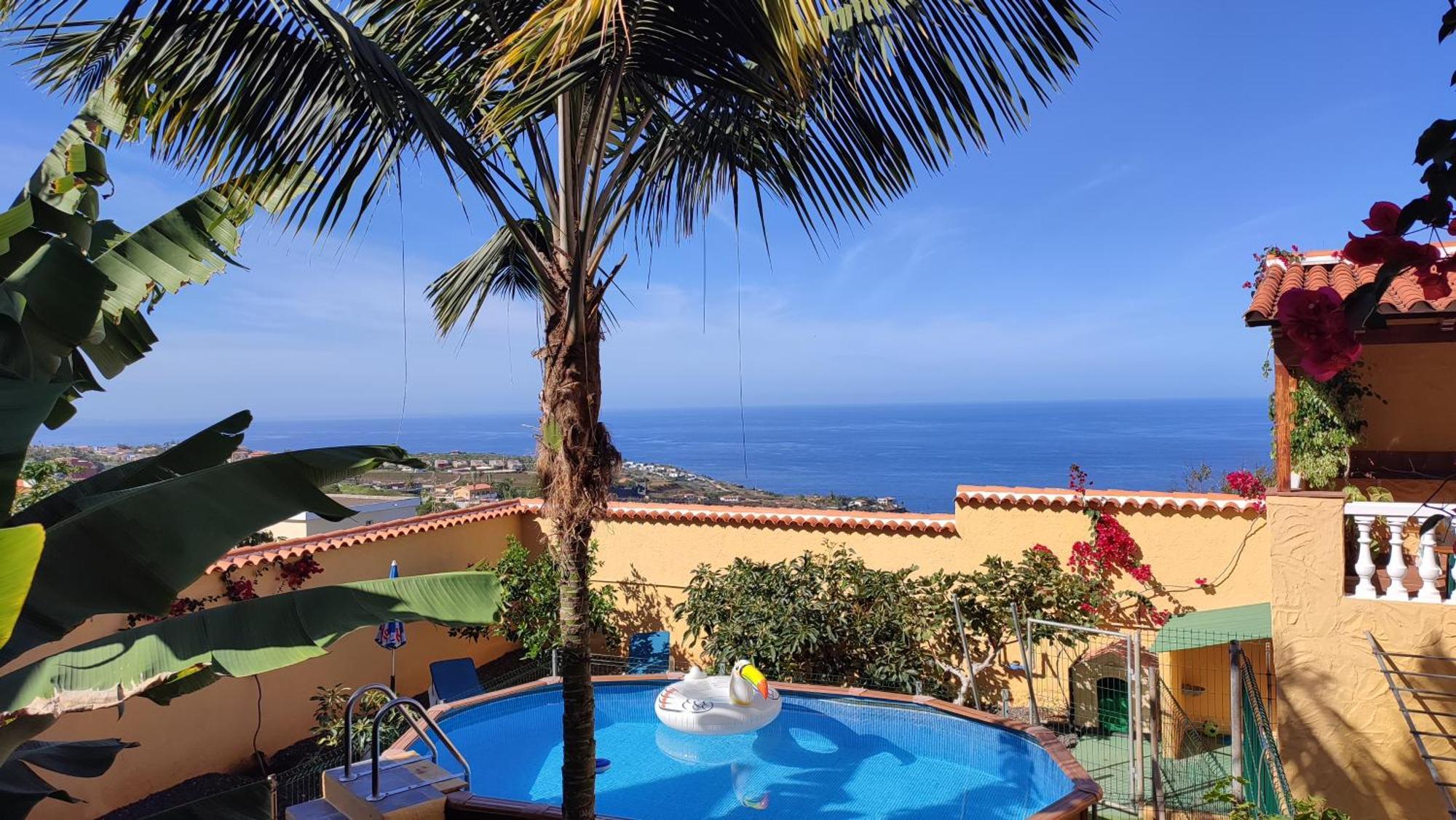 Casa" Vistas Al Teide" Mar Piscina Privada Parking Cubierto Gratuito En Las Instalaciones La Victoria de Acentejo Luaran gambar
