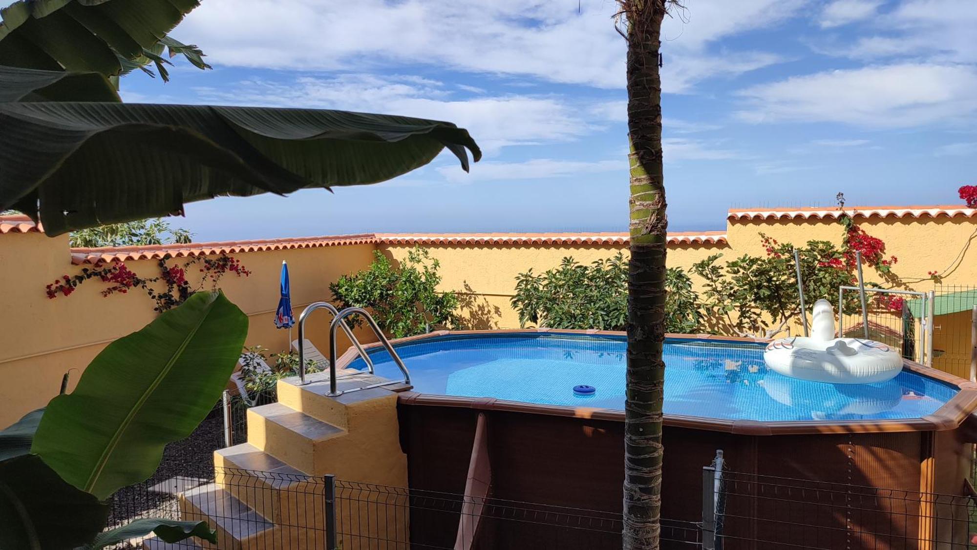 Casa" Vistas Al Teide" Mar Piscina Privada Parking Cubierto Gratuito En Las Instalaciones La Victoria de Acentejo Luaran gambar
