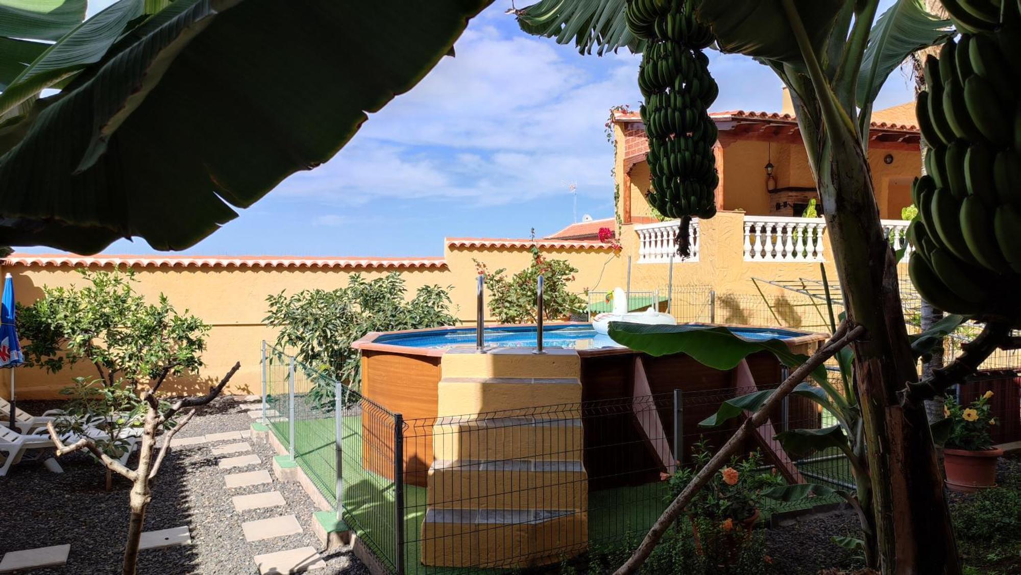 Casa" Vistas Al Teide" Mar Piscina Privada Parking Cubierto Gratuito En Las Instalaciones La Victoria de Acentejo Luaran gambar