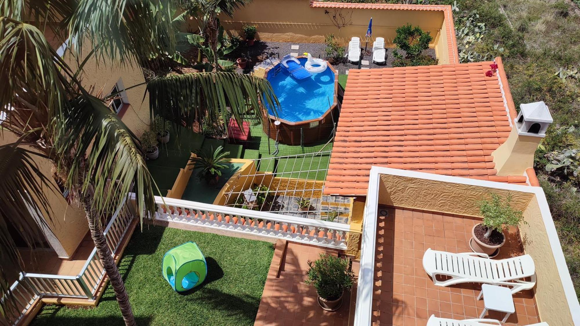 Casa" Vistas Al Teide" Mar Piscina Privada Parking Cubierto Gratuito En Las Instalaciones La Victoria de Acentejo Luaran gambar