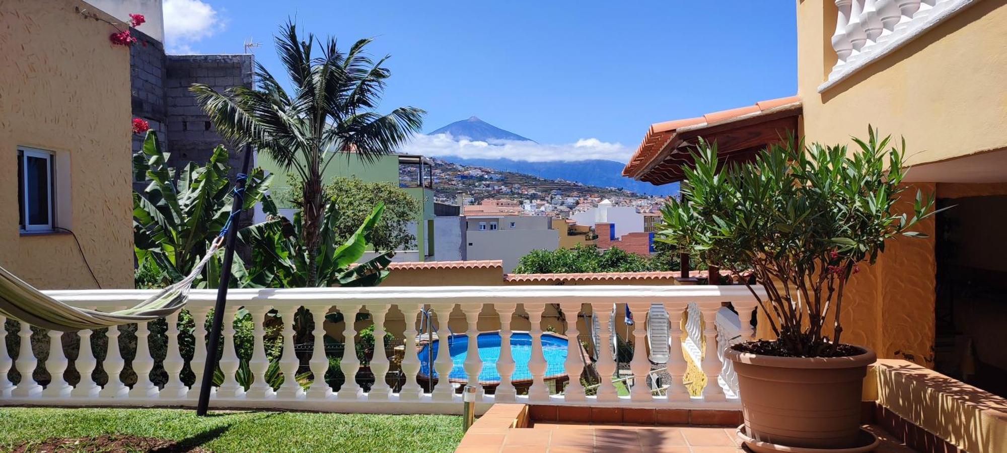 Casa" Vistas Al Teide" Mar Piscina Privada Parking Cubierto Gratuito En Las Instalaciones La Victoria de Acentejo Luaran gambar
